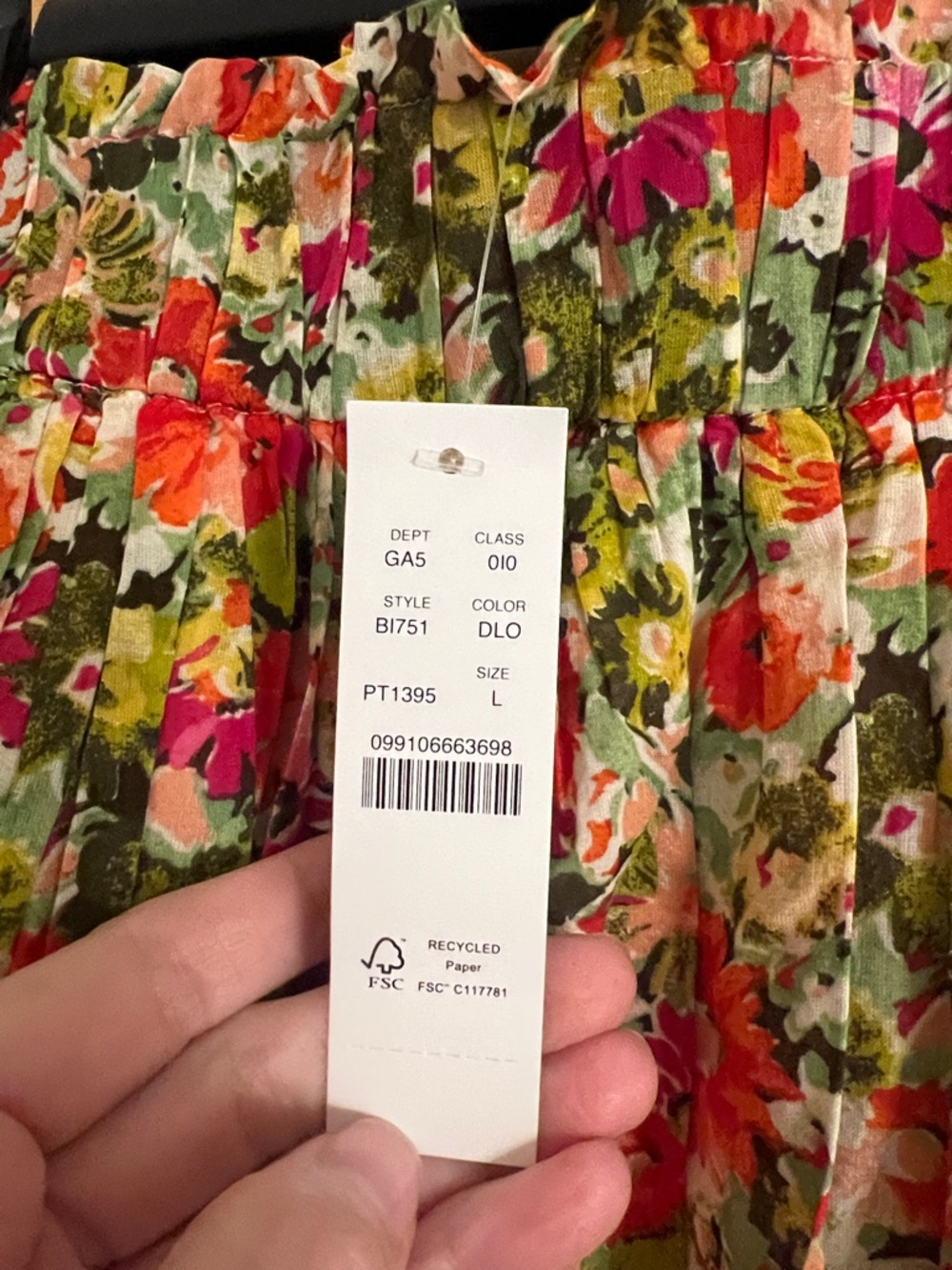 NWT J Crew Floral Midi Skirt - Picture 3 of 5